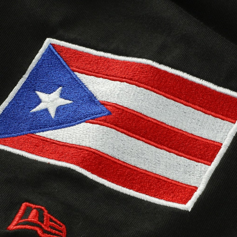Chicago Cubs New Era Puerto Rico Country Flag T-Shirt - Black T-shirts