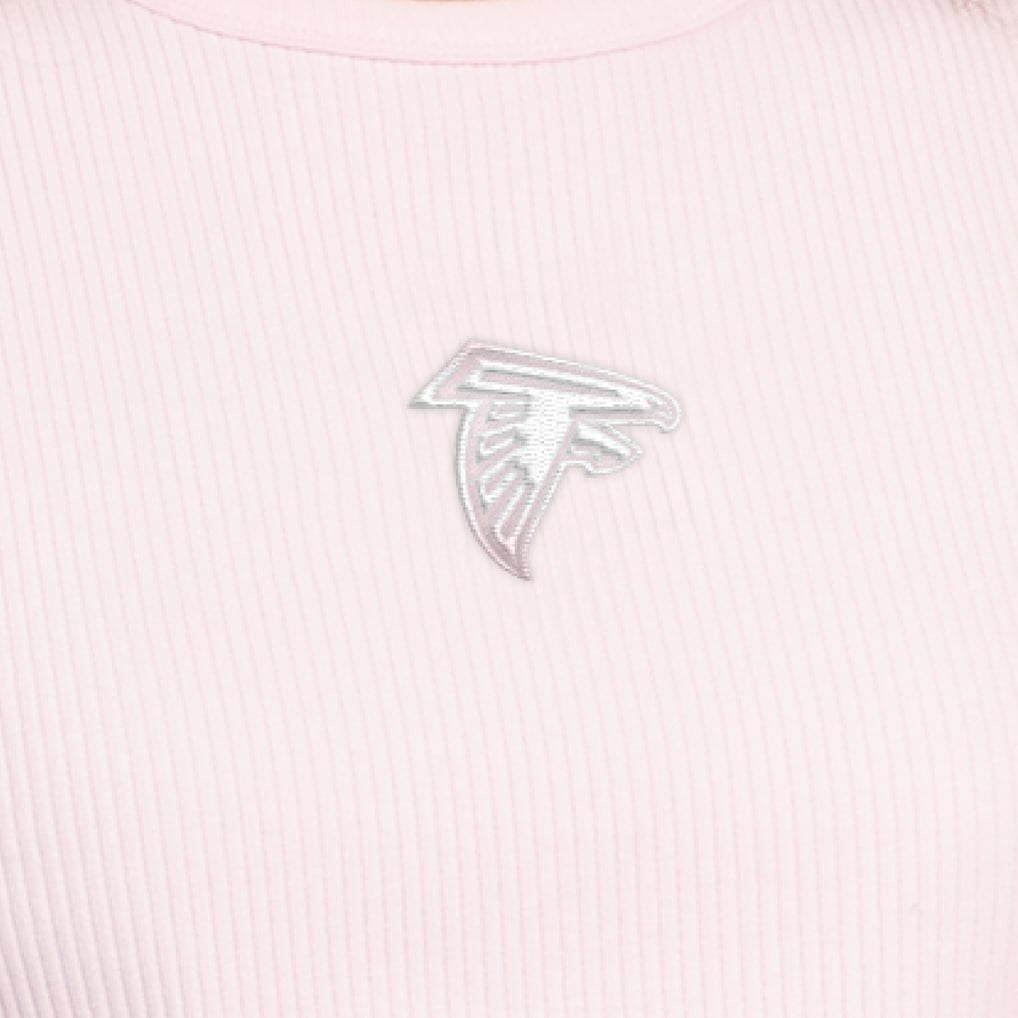 Atlanta Falcons Starter Women's Travel Pastels Cropped Tank - Pastel Pink Tanks