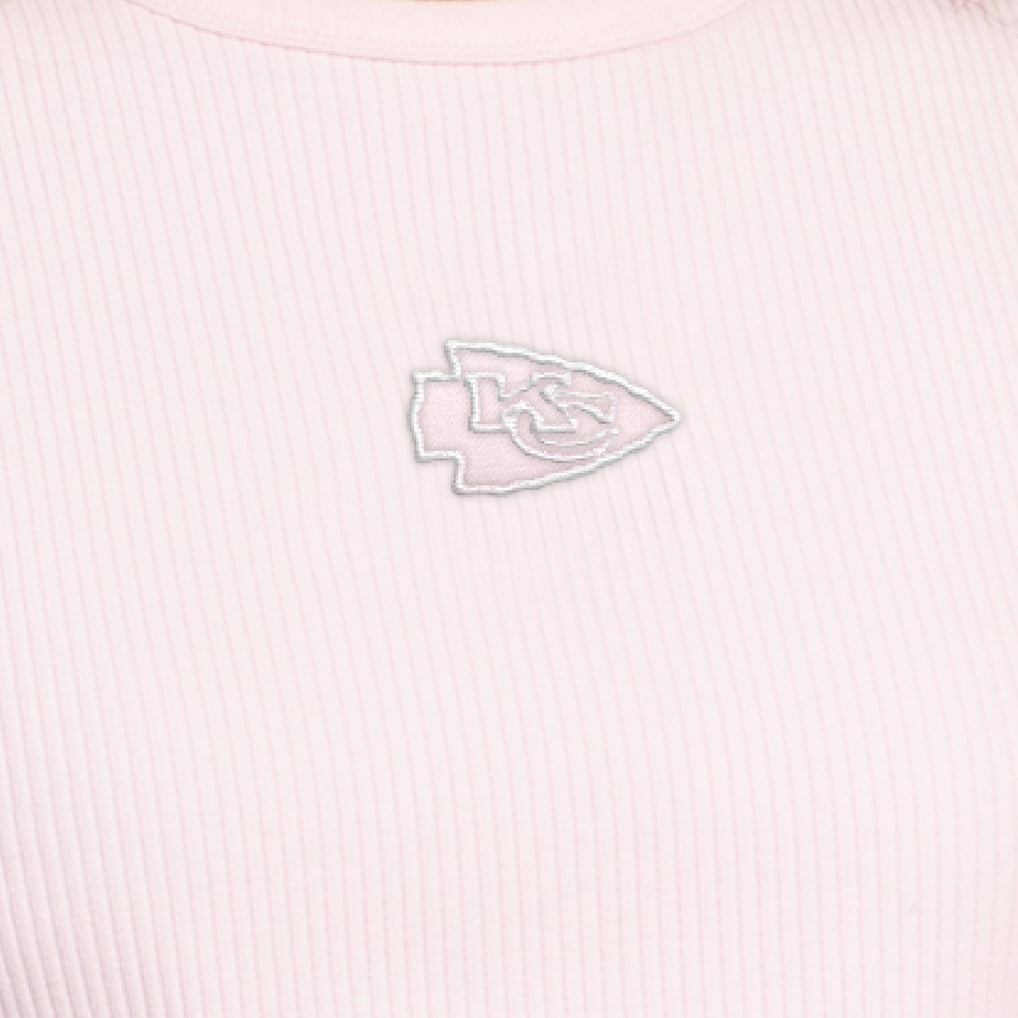 Kansas City Chiefs Starter Women's Travel Pastels Cropped Tank - Pastel Pink Tanks