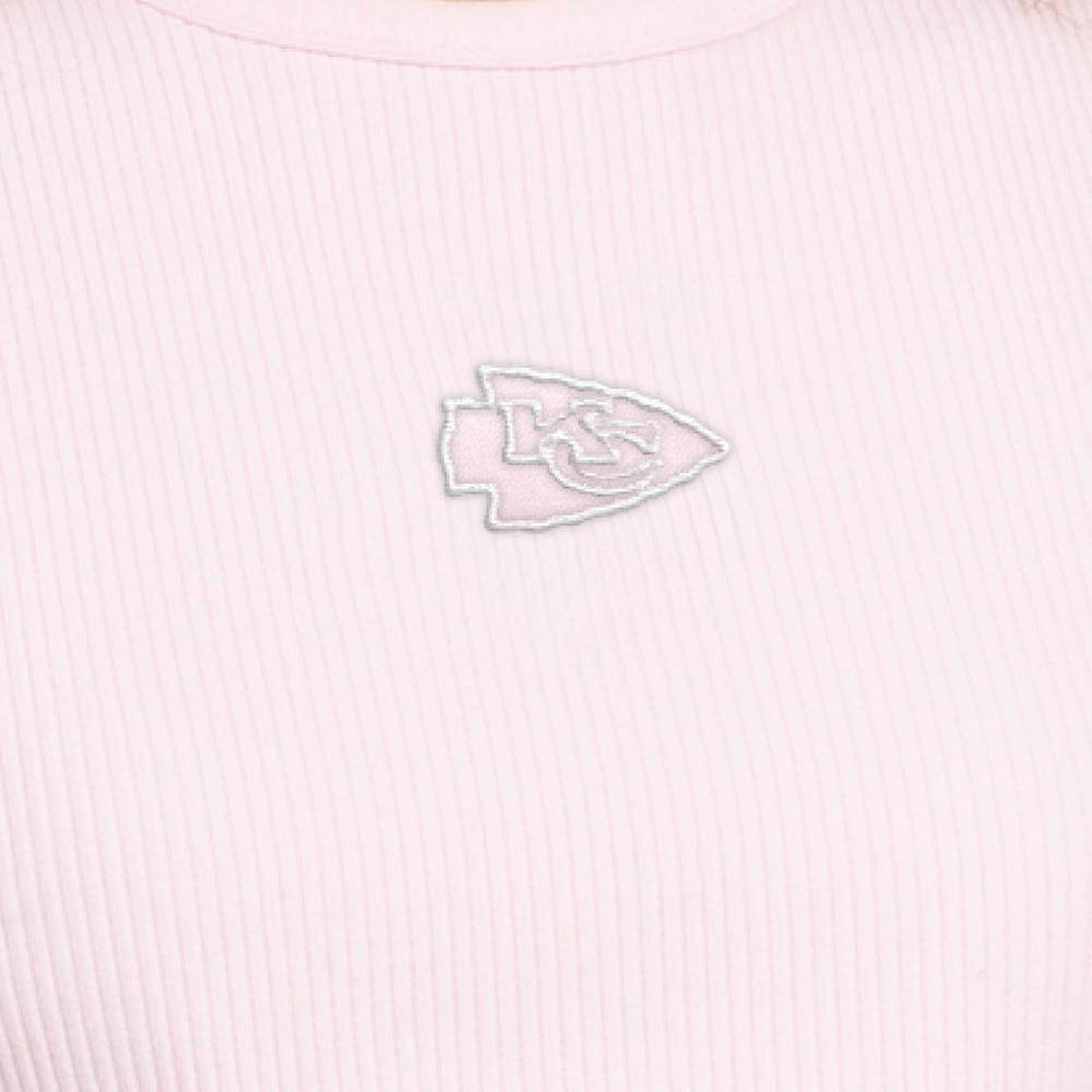 Kansas City Chiefs Starter Women's Travel Pastels Cropped Tank - Pastel Pink Tanks