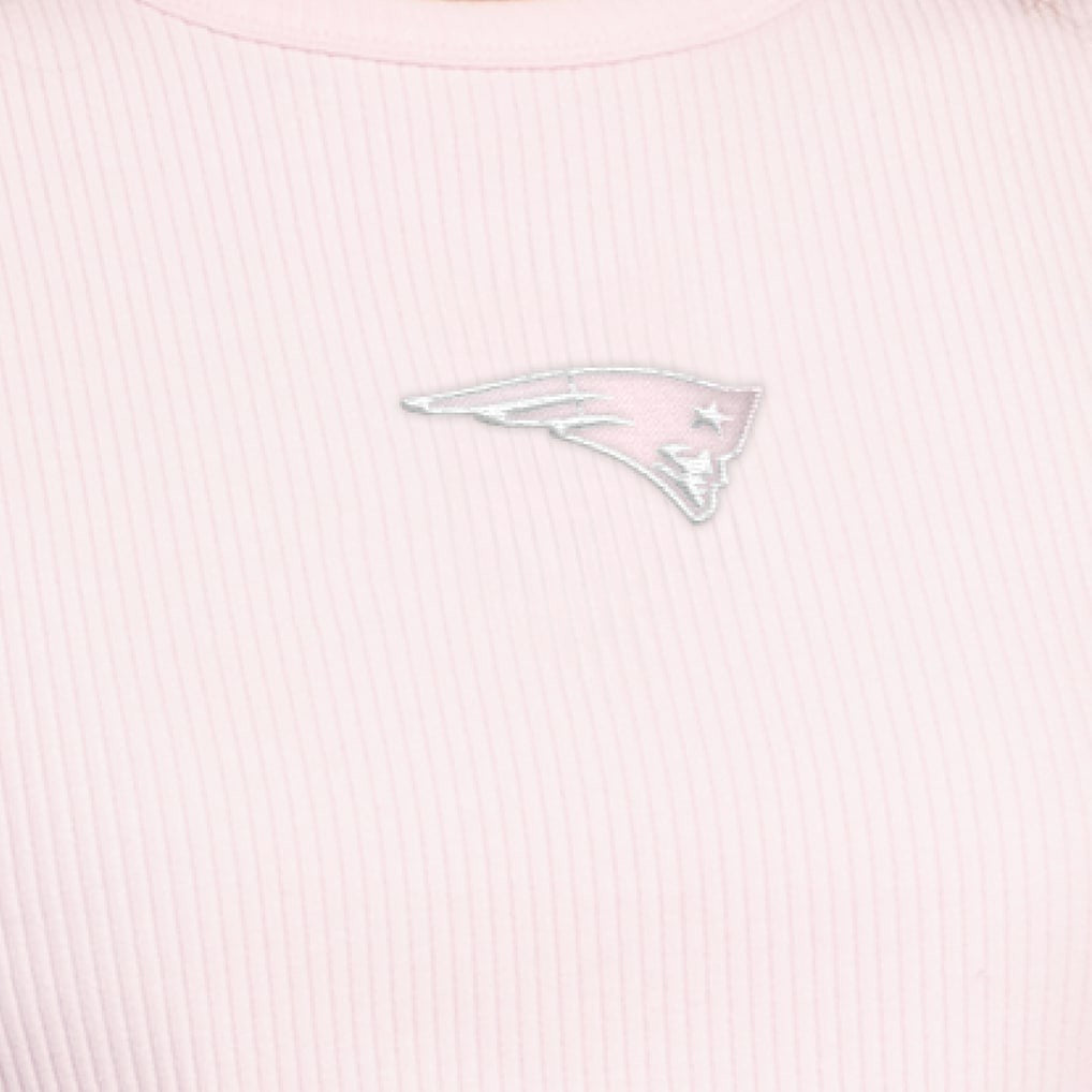 New England Patriots Starter Women's Travel Pastels Cropped Tank - Pastel Pink Tanks
