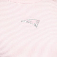 New England Patriots Starter Women's Travel Pastels Cropped Tank - Pastel Pink Tanks
