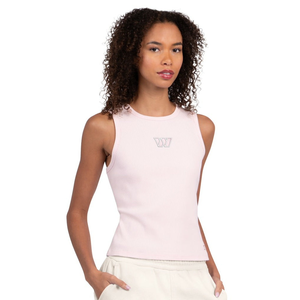 Washington Commanders Starter Women's Travel Pastels Cropped Tank - Pastel Pink Tanks