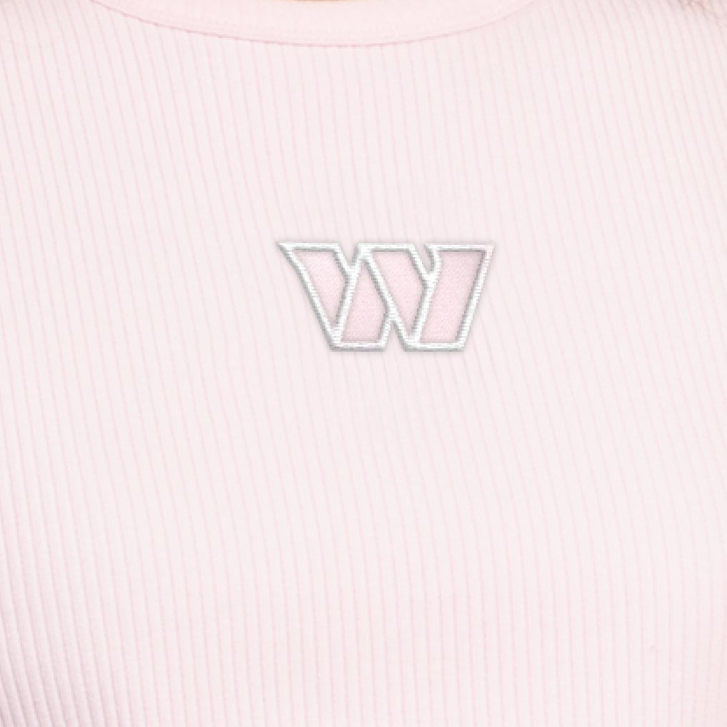 Washington Commanders Starter Women's Travel Pastels Cropped Tank - Pastel Pink Tanks