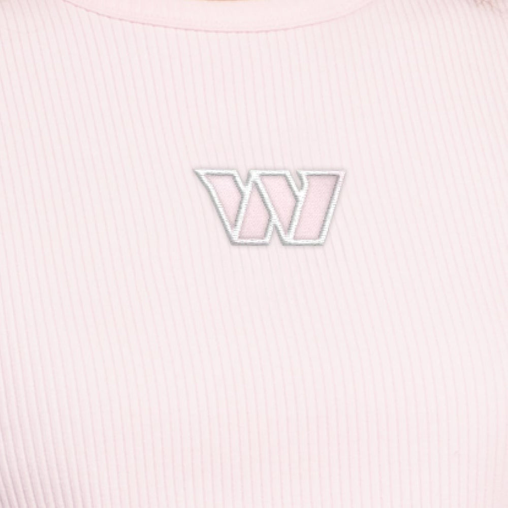 Washington Commanders Starter Women's Travel Pastels Cropped Tank - Pastel Pink Tanks