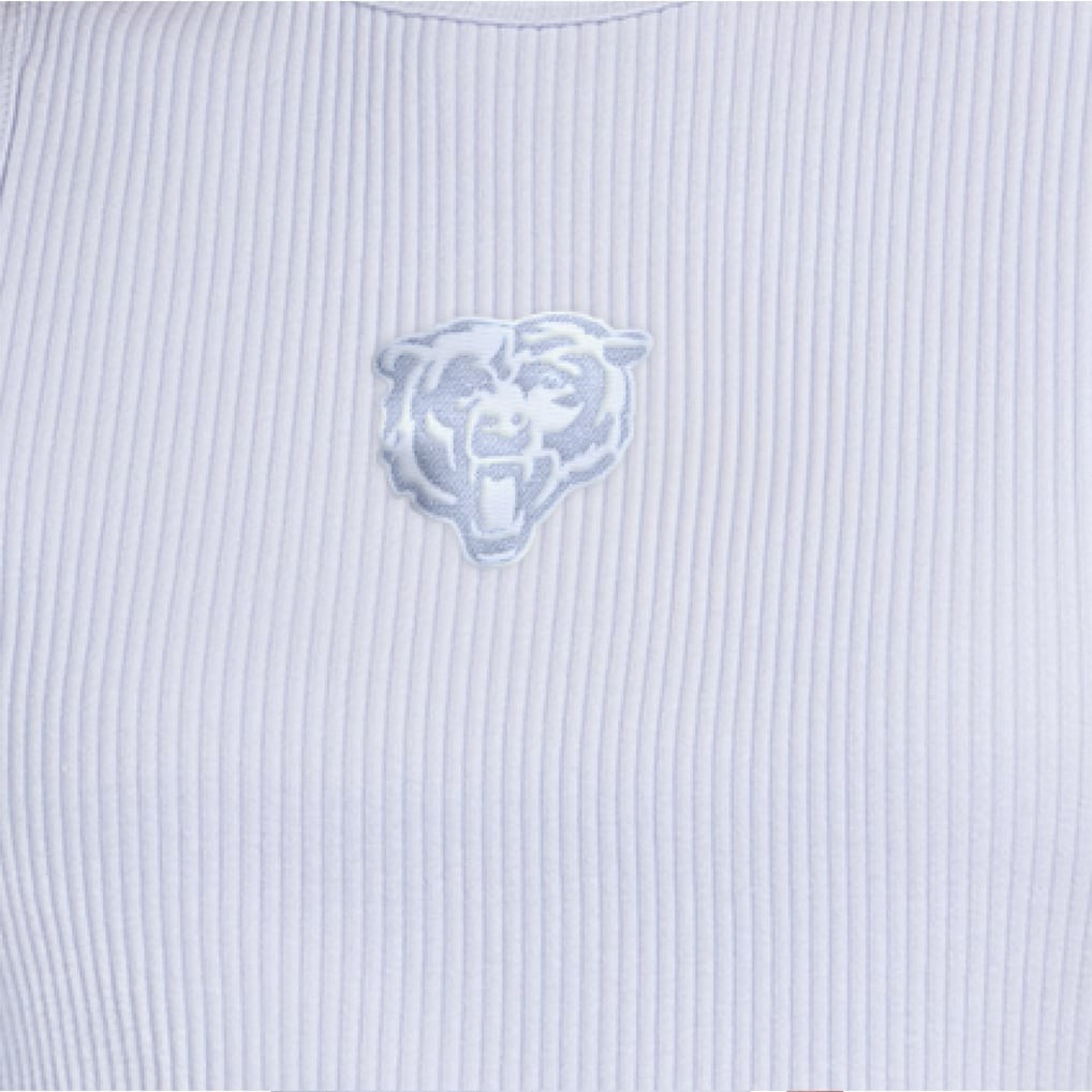 Chicago Bears Starter Women's Pastels Ribbed Tank Top - Light Blue Tops