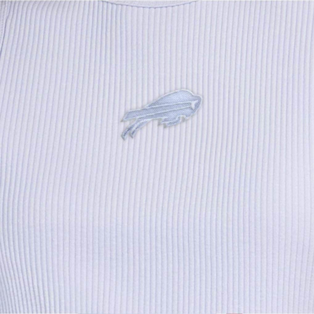 Buffalo Bills Starter Women's Travel Pastels Cropped Tank - Pastel Blue Tanks