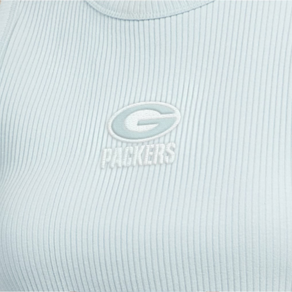 Green Bay Packers Starter Women's Travel Pastels Cropped Tank - Pastel Green Tanks