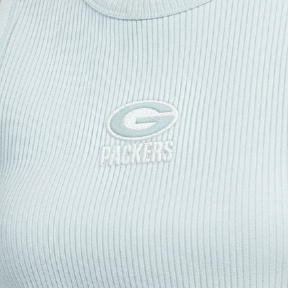 Green Bay Packers Starter Women's Travel Pastels Cropped Tank - Pastel Green Tanks