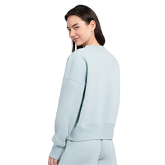 Green Bay Packers Starter Women's Travel Pastels Boxy Fleece Sweatshirt - Mint Sweatshirts