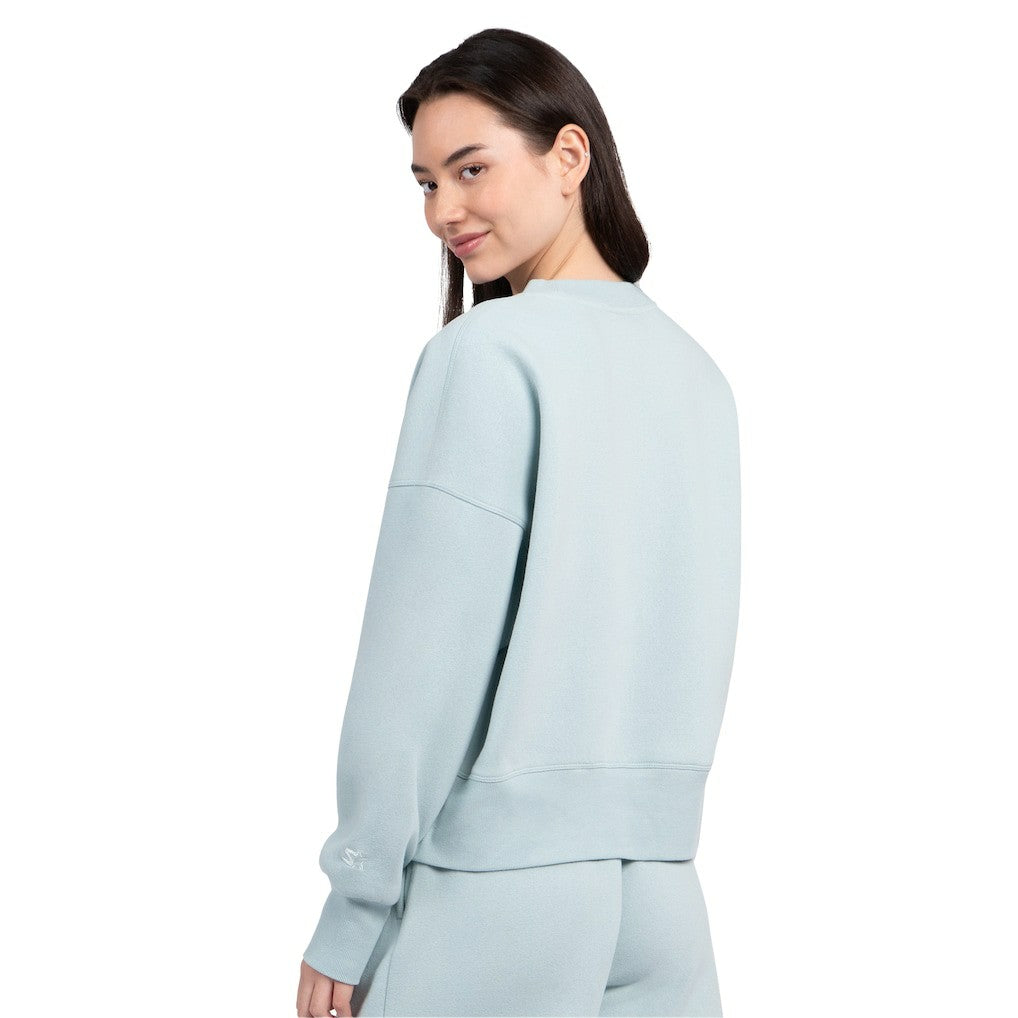 Miami Dolphins Starter Women's Travel Pastels Boxy Fleece Sweatshirt - Mint Sweatshirts