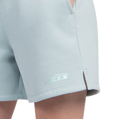 New York Jets Starter Women's Travel Pastels Fleece Short - Pastel Green Shorts