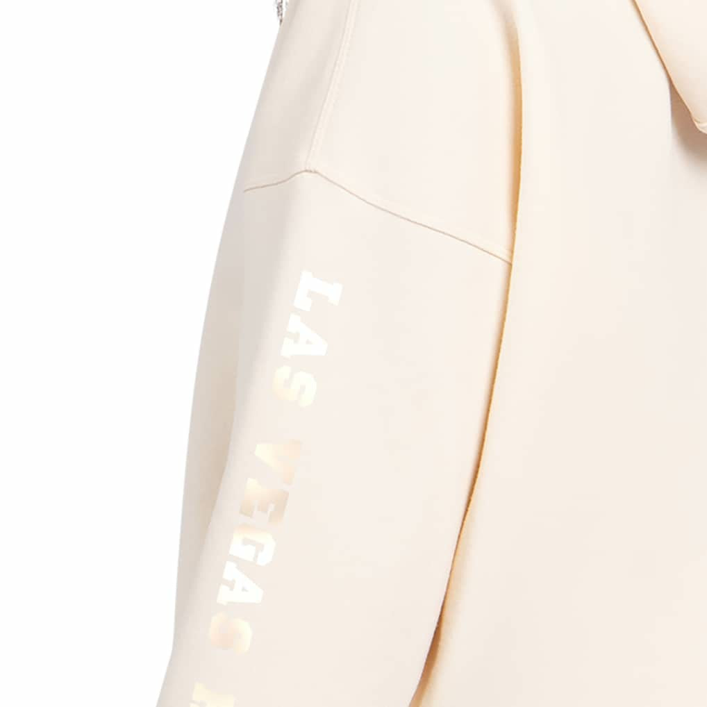 Las Vegas Raiders Starter Women's Pastels Relaxed Travel Hoodie - Cream Hoodies