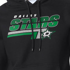 Dallas Stars Starter Logo Push Fleece Hoodie - Black | US 203500309