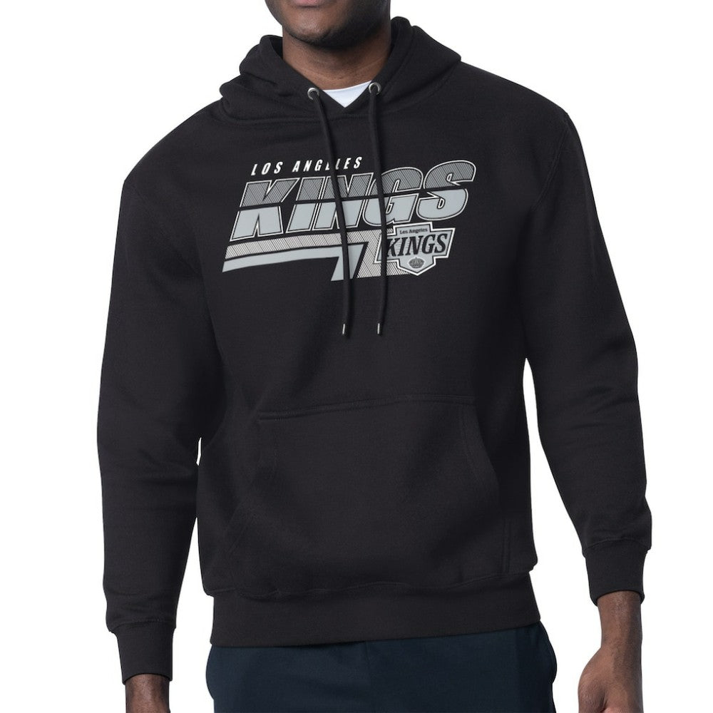Los Angeles Kings Starter Logo Push Fleece Hoodie - Black | US 203500310