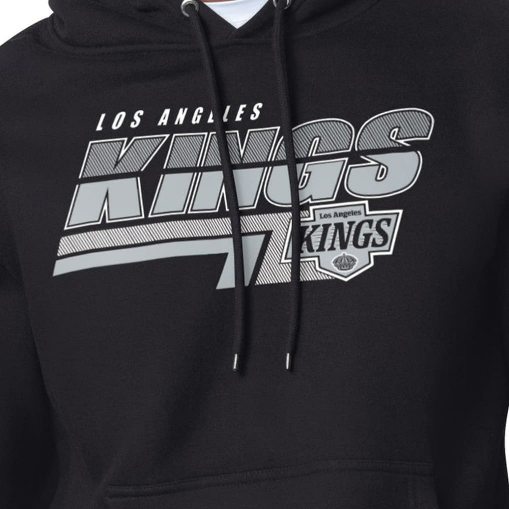 Los Angeles Kings Starter Logo Push Fleece Hoodie - Black | US 203500310