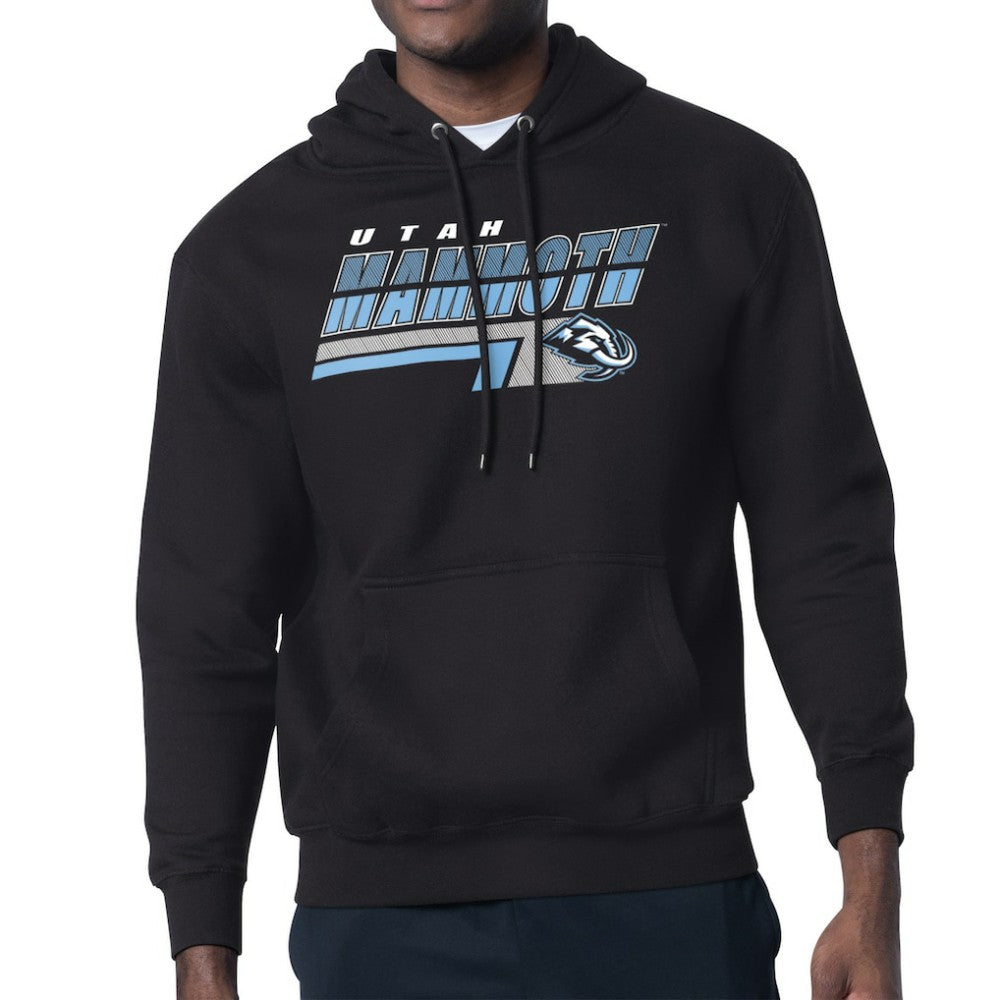 Utah Mammoth Starter Logo Push Fleece Hoodie - Black | US 203500314