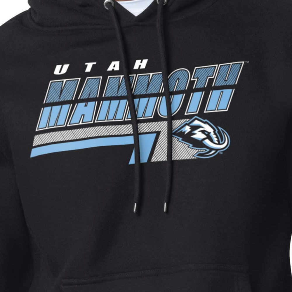 Utah Mammoth Starter Logo Push Fleece Hoodie - Black | US 203500314