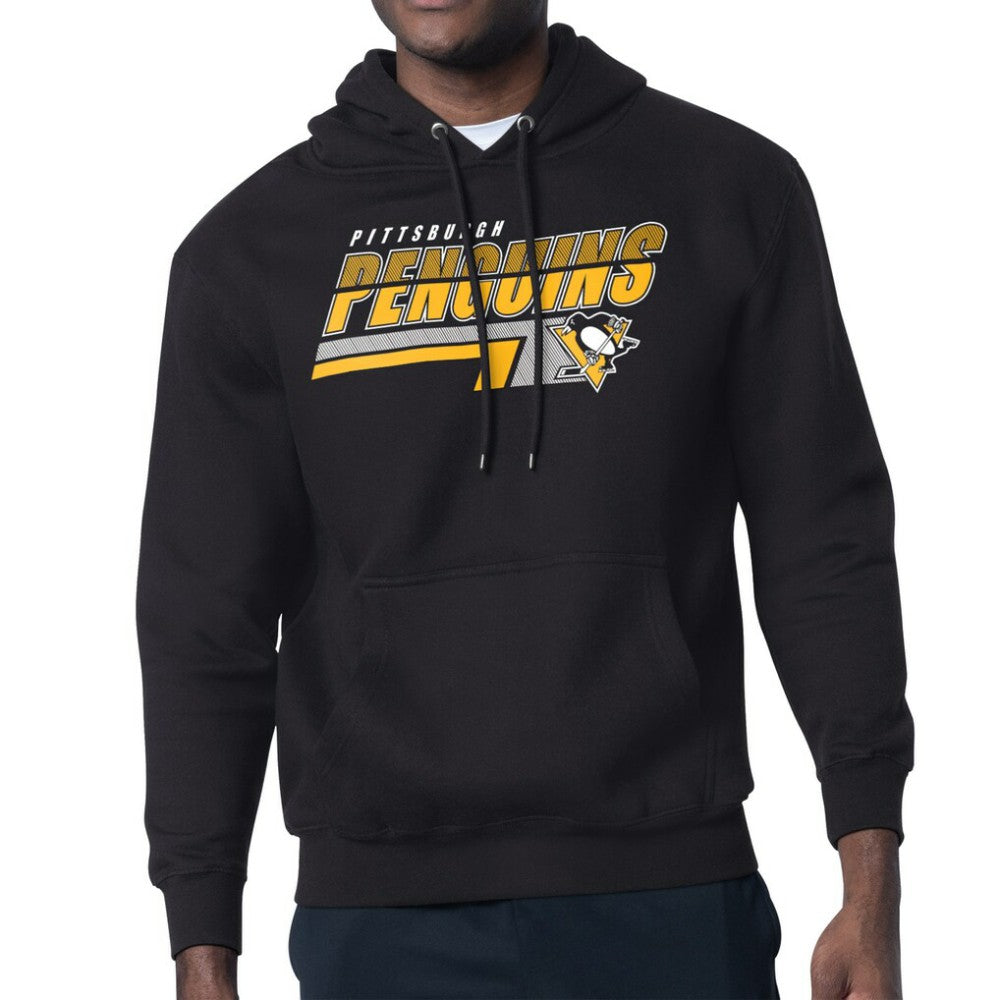 Pittsburgh Penguins Starter Logo Push Fleece Hoodie - Black | US 203500315