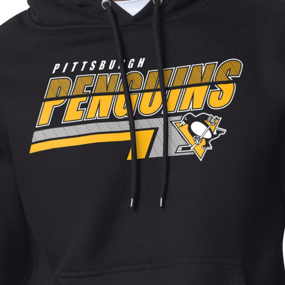 Pittsburgh Penguins Starter Logo Push Fleece Hoodie - Black | US 203500315
