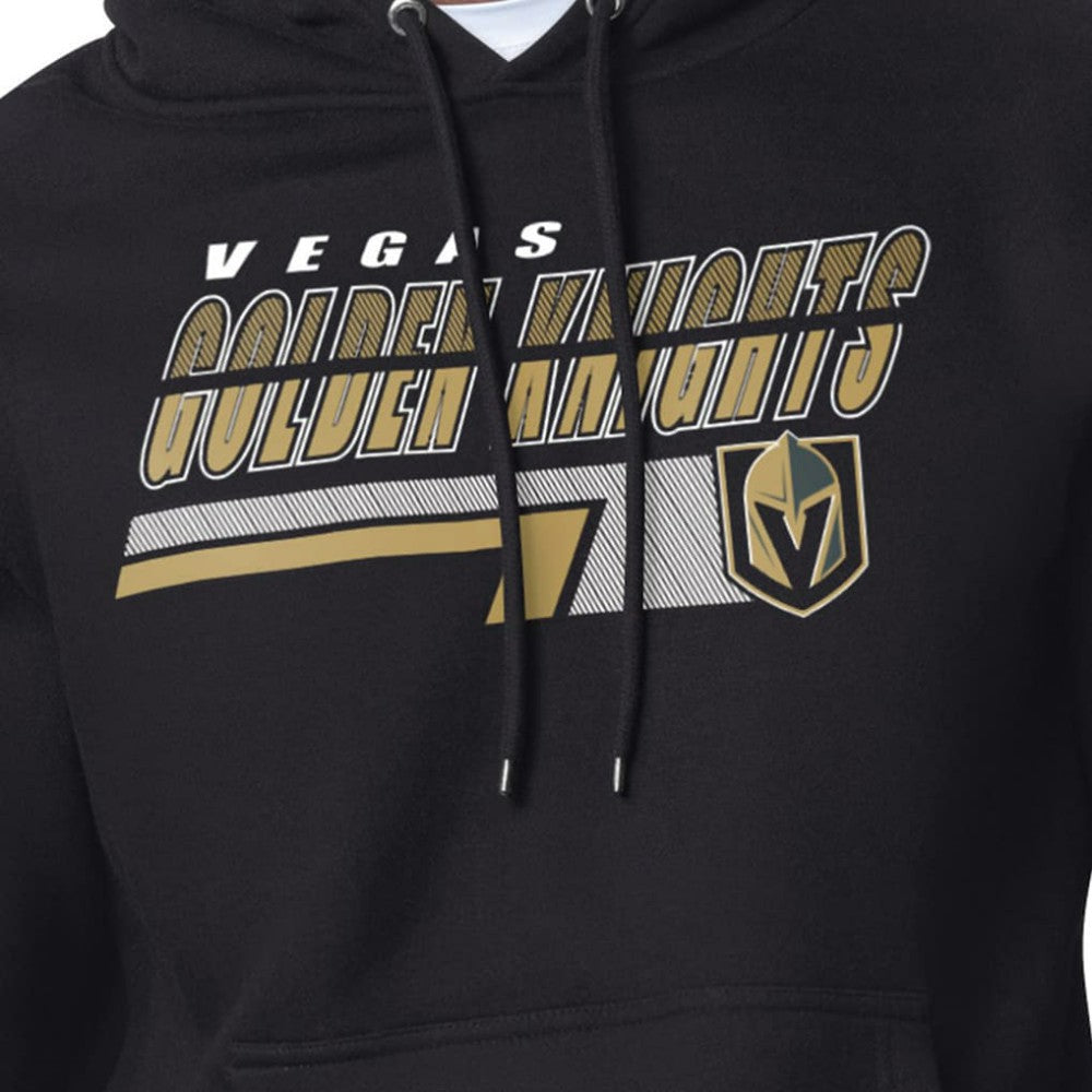Vegas Golden Knights Starter Logo Push Fleece Hoodie - Black | US 203500317