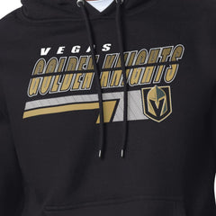 Vegas Golden Knights Starter Logo Push Fleece Hoodie - Black | US 203500317