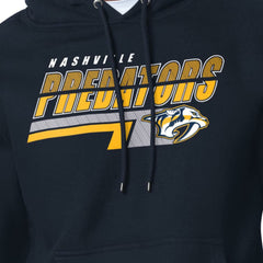 Nashville Predators Starter Logo Push Fleece Hoodie - Navy | US 203500320