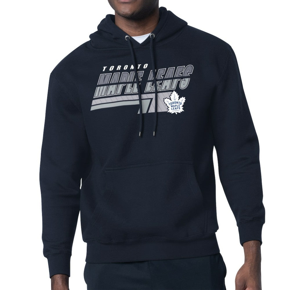 Toronto Maple Leafs Starter Logo Push Fleece Hoodie - Blue | US 203500323