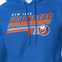 New York Islanders Starter Logo Push Fleece Hoodie - Royal | US 203500335