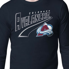 Colorado Avalanche Starter Modern Tailsweep Long Sleeve T-Shirt - Navy | US 203500343
