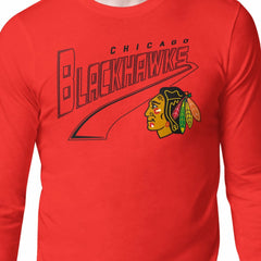 Chicago Blackhawks Starter Modern Tailsweep Long Sleeve T-Shirt - Red | US 203500344