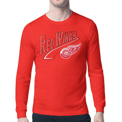 Detroit Red Wings Starter Modern Tailsweep Long Sleeve T-Shirt - Red | US 203500345