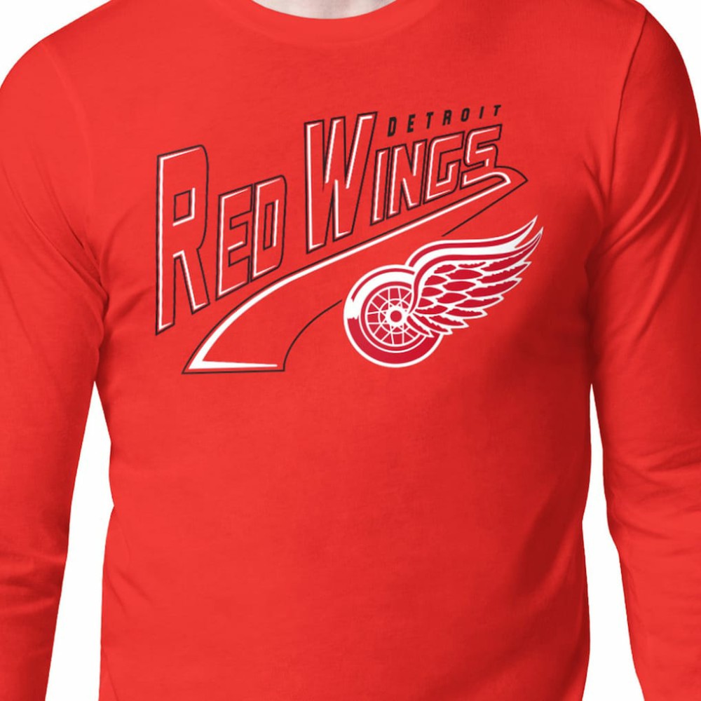 Detroit Red Wings Starter Modern Tailsweep Long Sleeve T-Shirt - Red | US 203500345