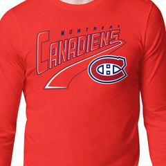 Montreal Canadiens Starter Modern Tailsweep Long Sleeve T-Shirt - Red | US 203500346
