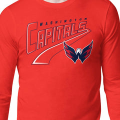 Washington Capitals Starter Modern Tailsweep Long Sleeve T-Shirt - Red | US 203500348