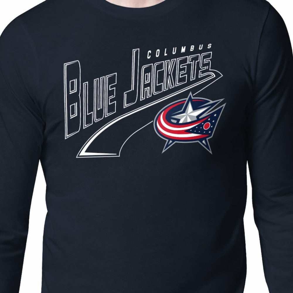 Columbus Blue Jackets Starter Modern Tailsweep Long Sleeve T-Shirt - Navy | US 203500349