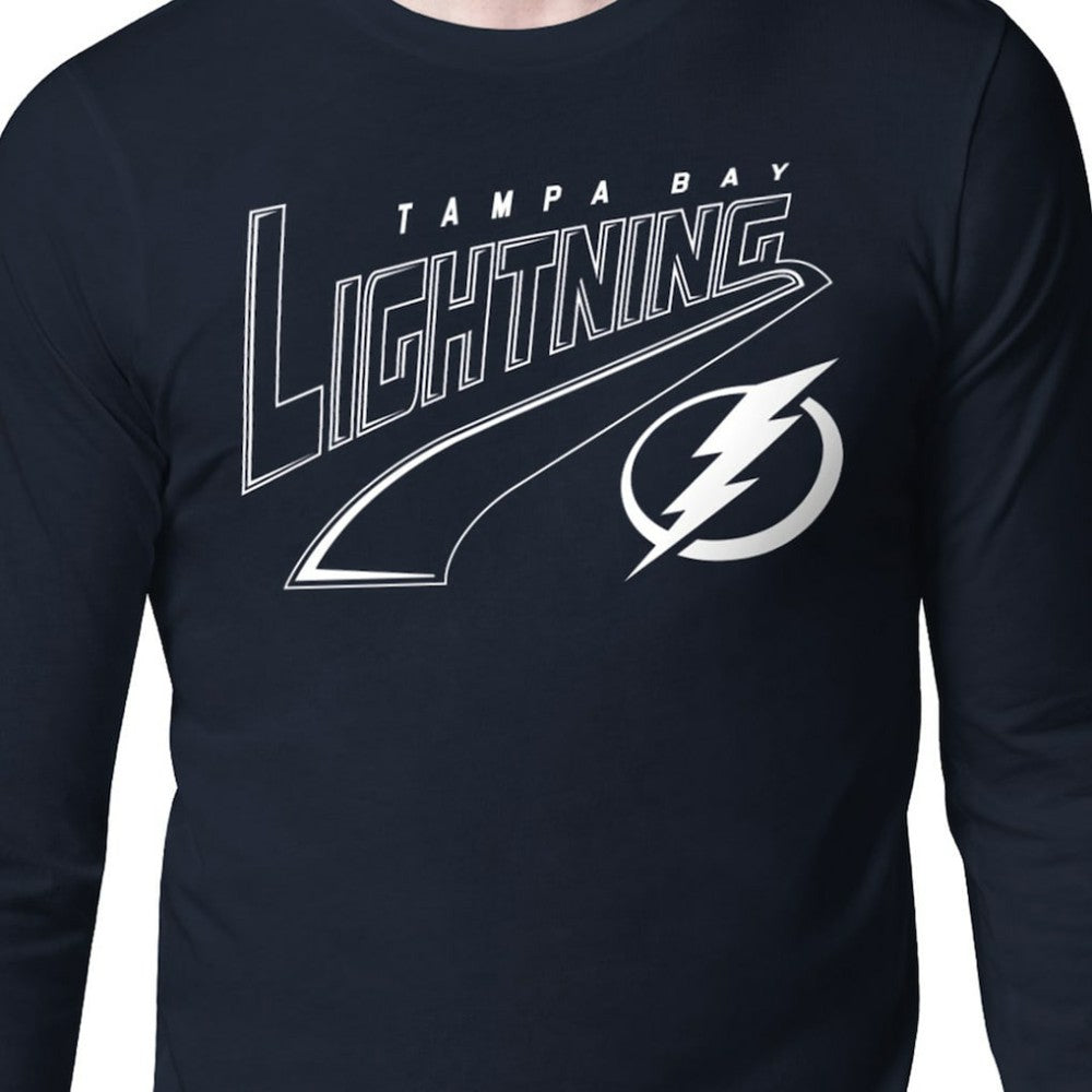 Tampa Bay Lightning Starter Modern Tailsweep Long Sleeve T-Shirt - Blue | US 203500357