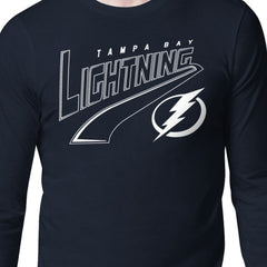 Tampa Bay Lightning Starter Modern Tailsweep Long Sleeve T-Shirt - Blue | US 203500357