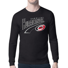 Carolina Hurricanes Starter Modern Tailsweep Long Sleeve T-Shirt - Black | US 203500362