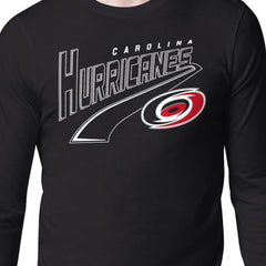 Carolina Hurricanes Starter Modern Tailsweep Long Sleeve T-Shirt - Black | US 203500362