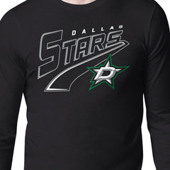 Dallas Stars Starter Modern Tailsweep Long Sleeve T-Shirt - Black | US 203500363