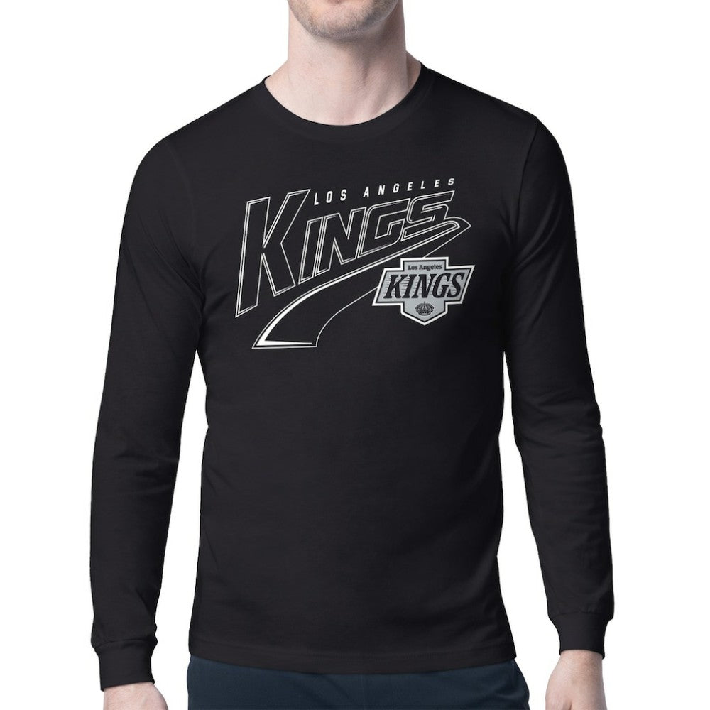 Los Angeles Kings Starter Modern Tailsweep Long Sleeve T-Shirt - Black | US 203500365