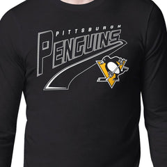 Pittsburgh Penguins Starter Modern Tailsweep Long Sleeve T-Shirt - Black | US 203500372