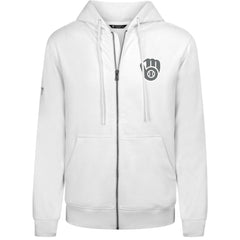 Milwaukee Brewers Levelwear Podium Banner Arch Full-Zip Hoodie - White Hoodies