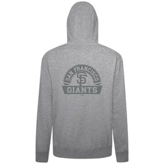 San Francisco Giants Levelwear Podium Banner Arch Full-Zip Hoodie - Heather Gray Hoodies
