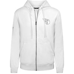 Cleveland Guardians Levelwear Podium Banner Arch Full-Zip Hoodie - White Hoodies