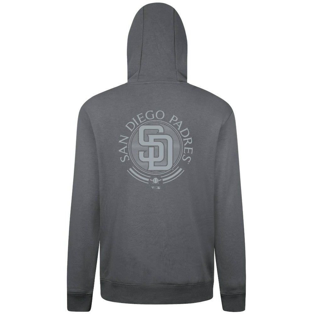 San Diego Padres Levelwear Podium Valiant Hoodie - Gray Hoodies