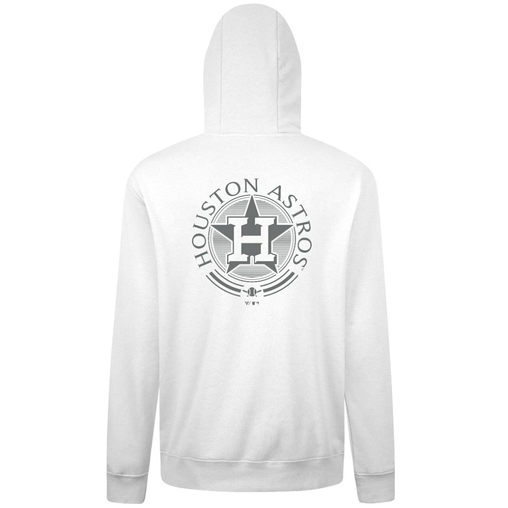 Houston Astros Levelwear Podium Valiant Hoodie - White Hoodies