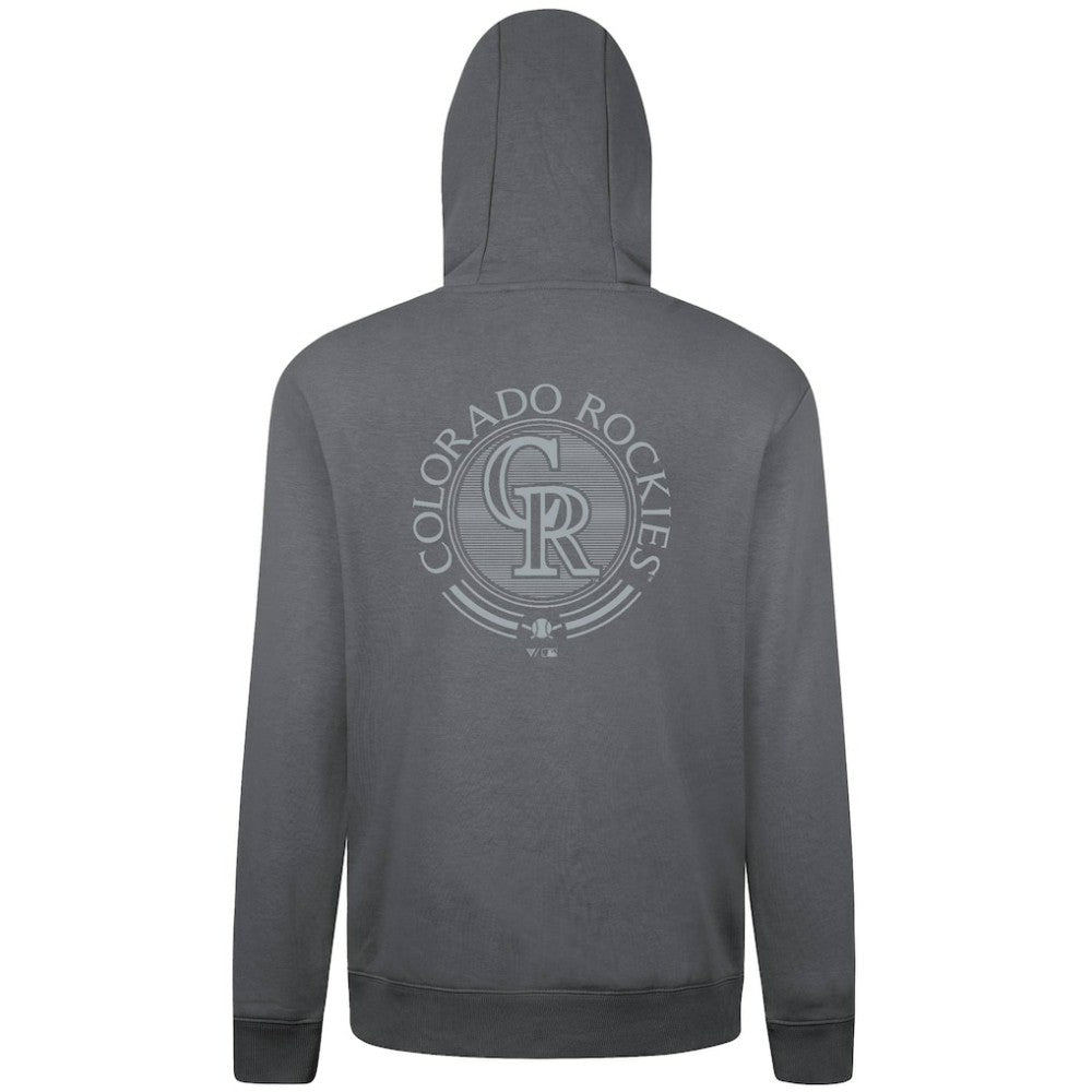 Colorado Rockies Levelwear Podium Valiant Hoodie - Gray Hoodies