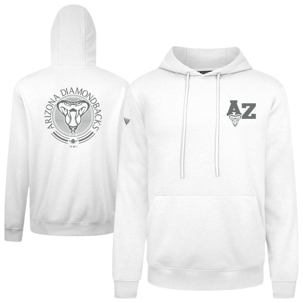 Arizona Diamondbacks Levelwear Podium Valiant Hoodie - White Hoodies